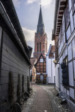 Gasse in Nienburg
